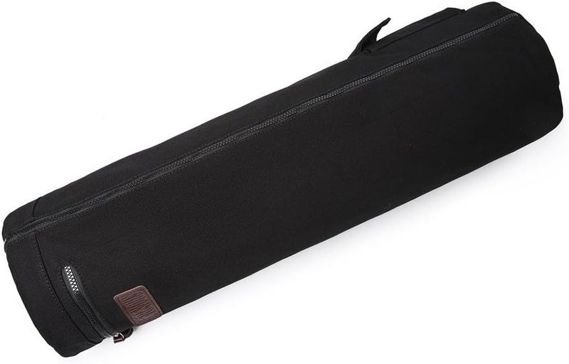 Fremous Yoga Mat Bag,Full-zip Exercise Yoga Mat Canvas Carry Bag for Women and Men - Double Storage Pocket,Easy Access Zipper, Adjustable Shoulder Strap and Handle,Fits Most Mat - Image 3